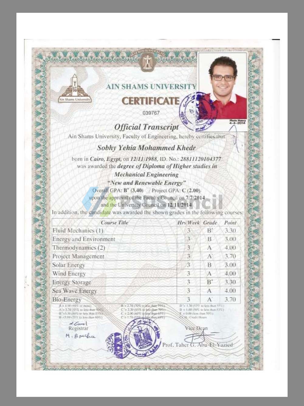 非洲| Egypt University Diploma Certificate埃及大学学位证书pdf模板